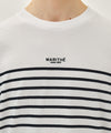 Marithé François Girbaud Block Stripe Long Sleeve Tee