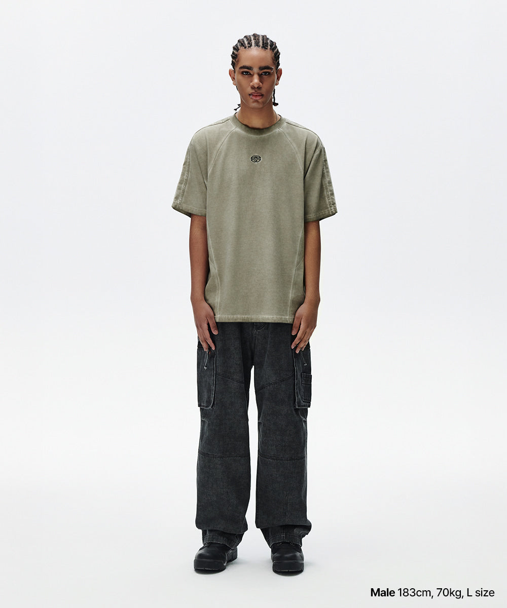Mahagrid Dyed Track Tee