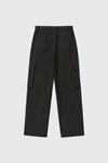 General Idea MAN Strap Layered Cargo Pants [BLACK]