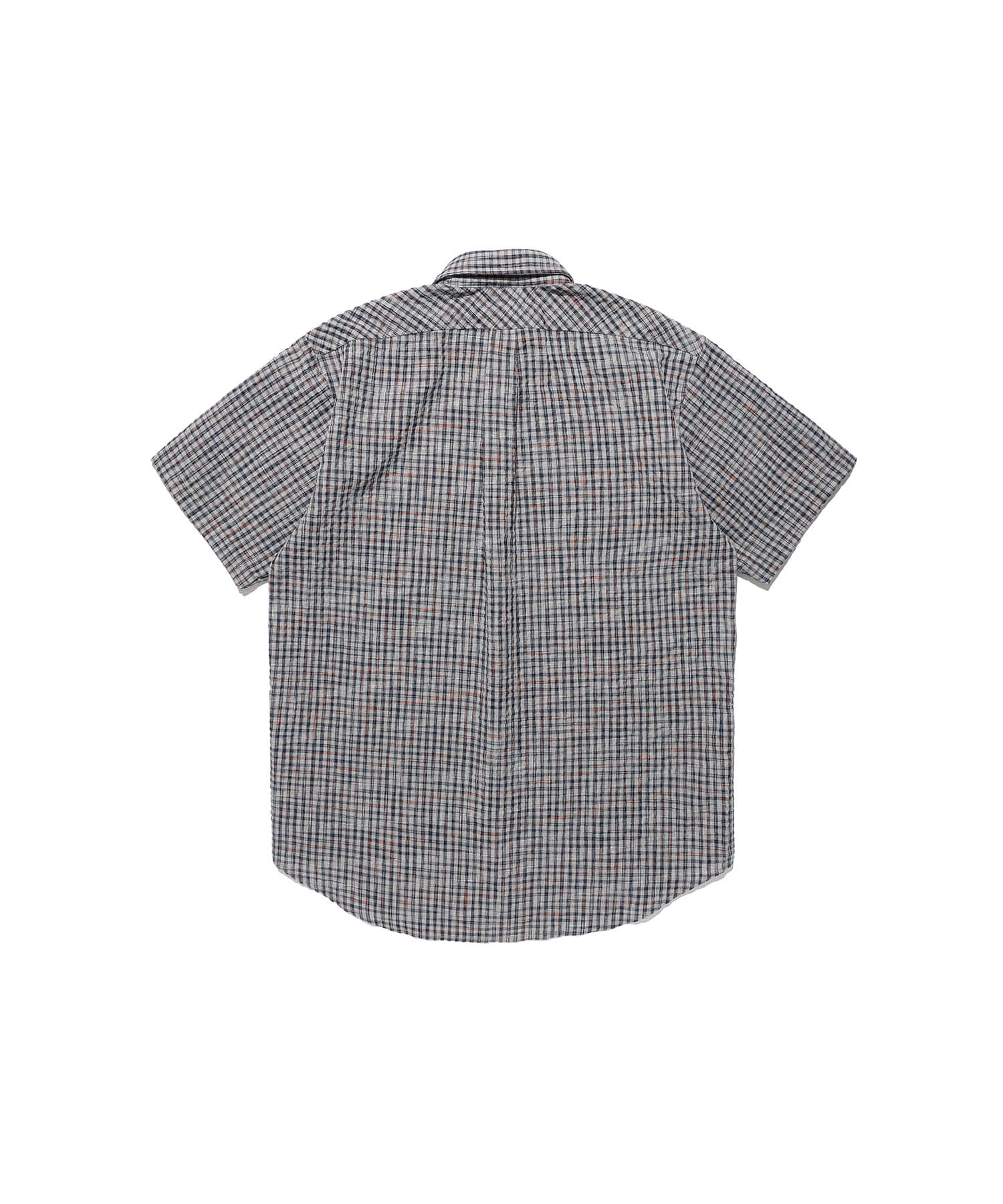 Nice Ghost Club Tornado Star Check Big Big Half Shirt [Grey]