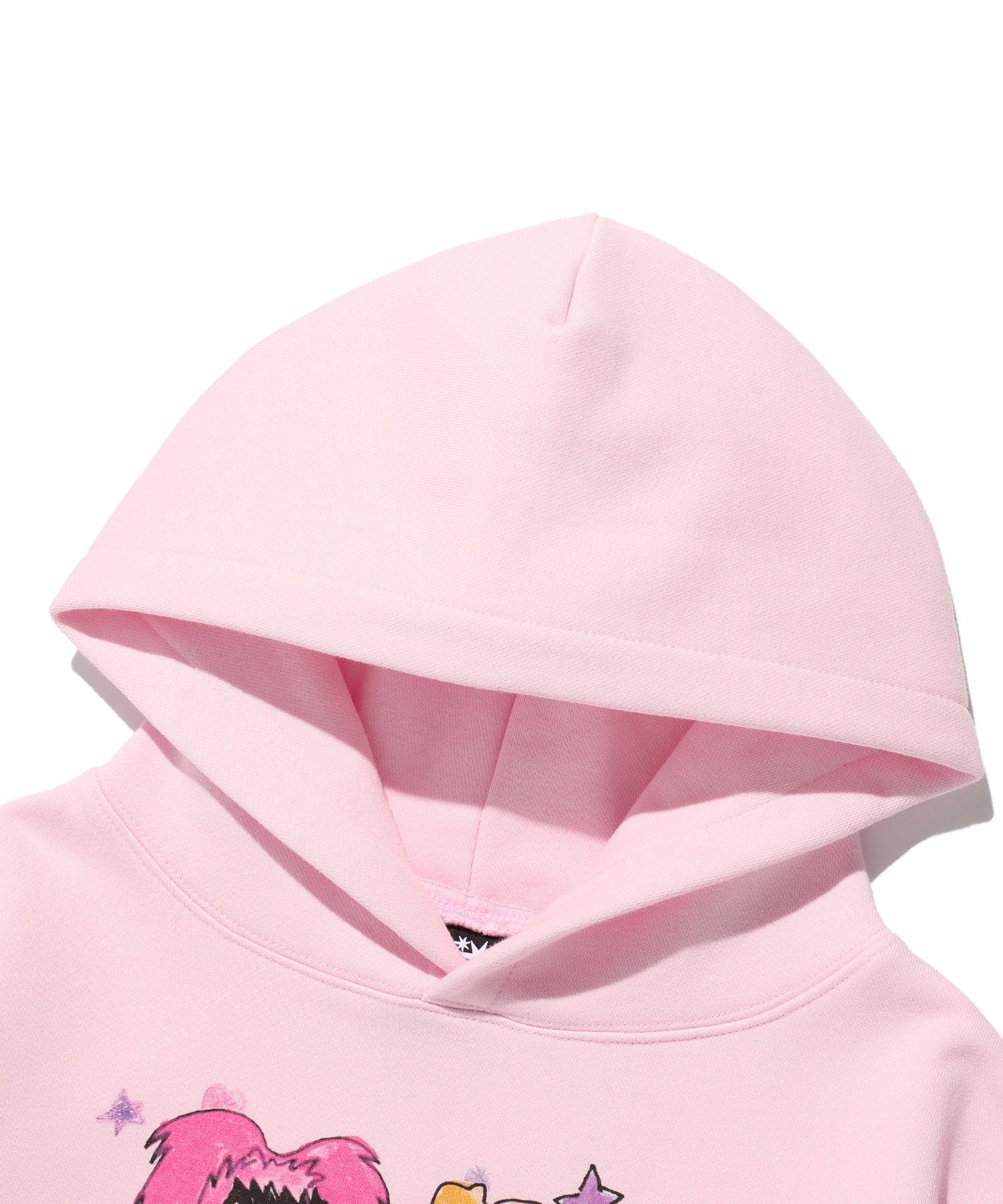 Nice Ghost Club Soul Pussy Cat Ghost Soul Girl Rabbit & Bear Hoodie in Pink