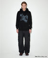 Mahagrid Washed Zip Cargo Denim Pant [Black]