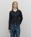 Marithé François Girbaud W SAILOR RIB KNIT CARDIGAN