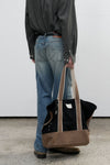 General Idea Unisex Easy Canvas Tote Shoulder Bag [Black]