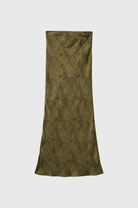 General Idea WOMAN Printed Bias Long Skirt