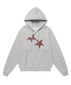 Cavish Twin Star Zip Up Hoodie