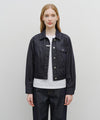 Marithé François Girbaud Women's Denim Tuck Detail Jacket