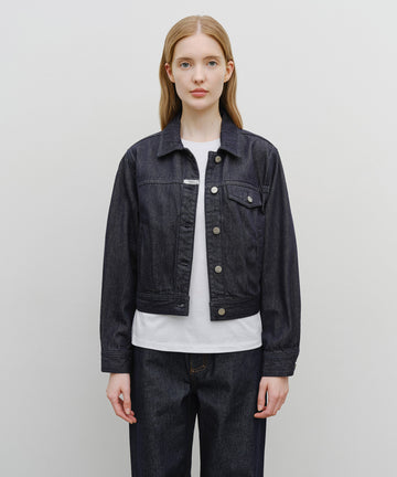 Marithé François Girbaud Women's Denim Tuck Detail Jacket