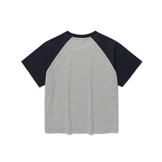 Nice Ghost Club 3 Star Dot Raglan Crop Tee
