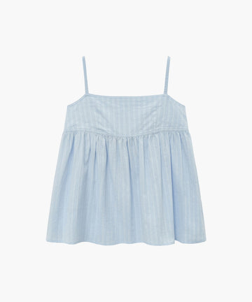 Marithé François Girbaud Women's Camisole Volume Blouse Blue