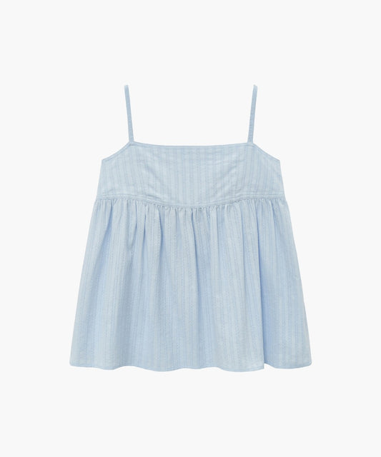 Marithé François Girbaud Women's Camisole Volume Blouse Blue