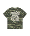 Mahagrid Camo Pattern Slash Logo Tee