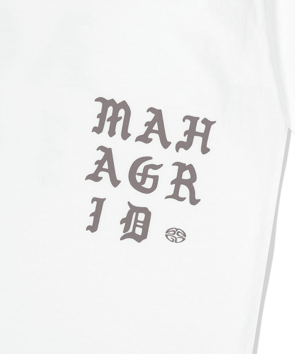 Mahagrid Letters Logo Tee White