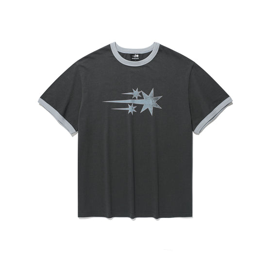 Nice Ghost Club Vintage 3 Star Basic Ringer Tee
