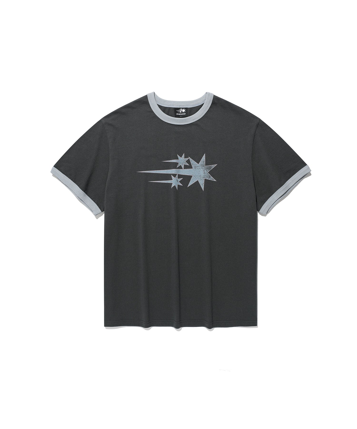 Nice Ghost Club Vintage 3 Star Basic Ringer Tee