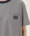 Marithé François Girbaud [6/19 예약발송] SMALL CLASSIC LOGO STRIPE RINGER TEE light green