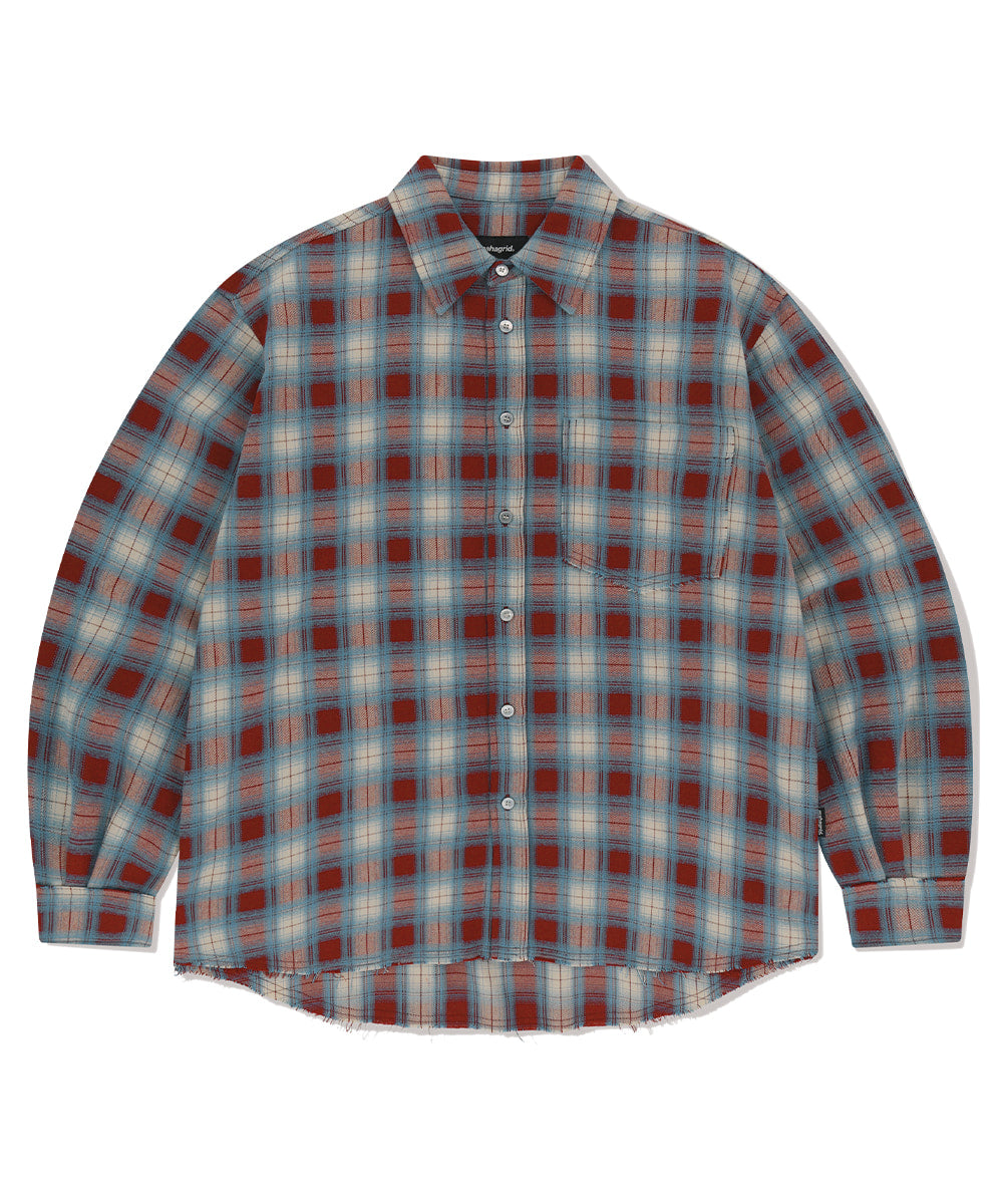 Mahagrid Raw Cut Ombre Shirt