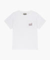 Marithé François Girbaud [6/16 Pre-Order] Kids Doodle Classic Logo Pocket Point Tee White