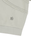 Mahagrid Cut Off One Shoulder Sweatshirt