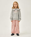 Marithé François Girbaud Kids W Frill Collar Sweatshirt Heather Gray