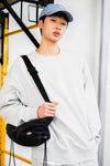 General Idea UNISEX Essential Cozy Crewneck [Melange Grey]