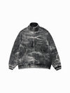 ADLV Tie Dye Stand Collar Zip Up