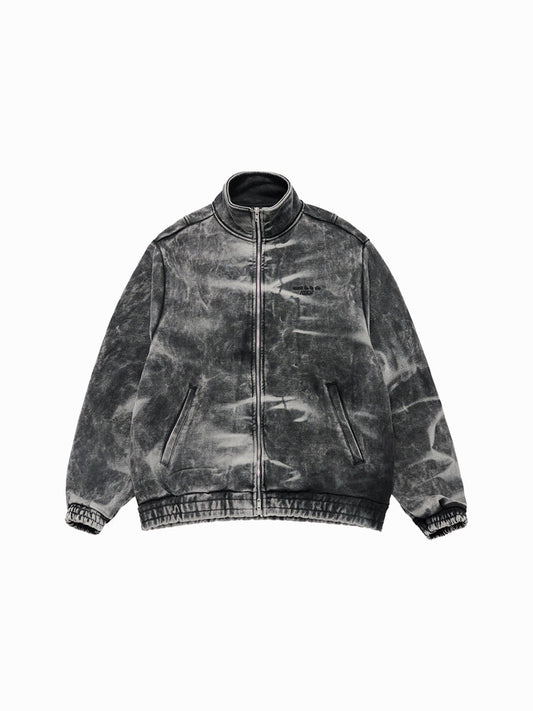 ADLV Tie Dye Stand Collar Zip Up