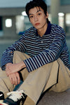 ADLV Stripe Paint Long Sleeve T-Shirt