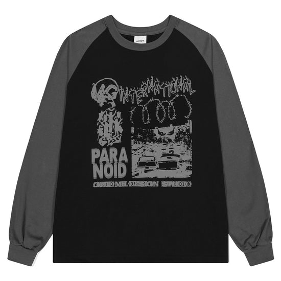 Mahagrid International Raglan Long Sleeve Tee