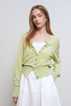 General Idea WOMAN Signature Crew Neck Cardigan