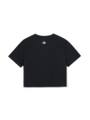 MLB Women's Dia Monogram Tonal Jacquard Crop T-Shirts