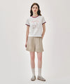 Marithé François Girbaud W EASY LINEN SHORTS