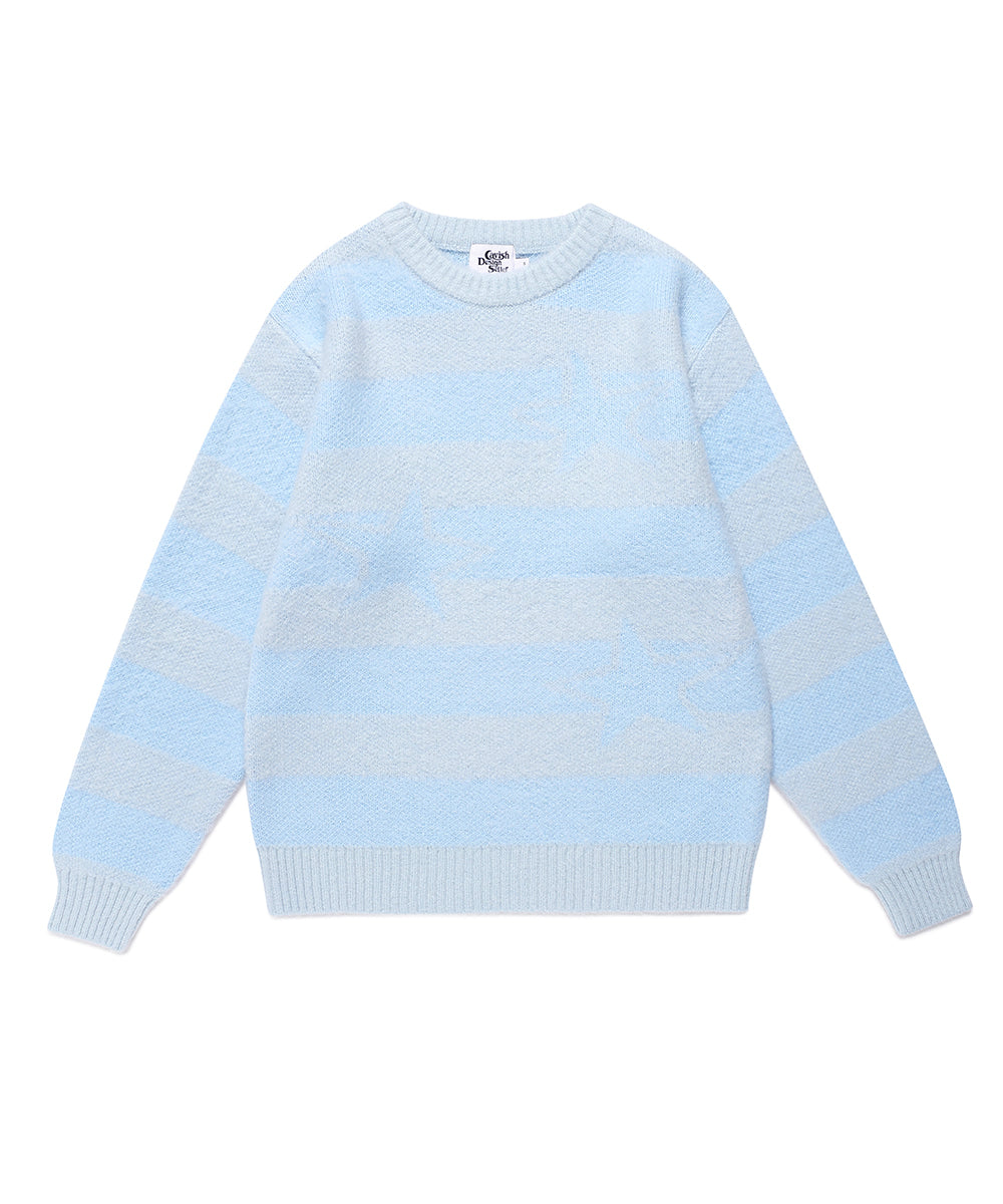Cavish Brushed Star Knit Sweater