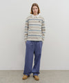 Marithé François Girbaud STRIPE COLLAR LONG SLEEVE