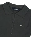 Mahagrid Button-Up Collar Knit