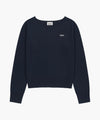 Marithé François Girbaud W BOAT NECK KNIT PULLOVER