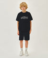 Marithé François Girbaud Kids Raglan Short Sleeve Sweatshirt Light Heather Gray