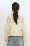 General Idea WOMAN Summer Sheer Layered Blouson Shirt