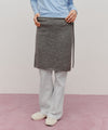 Marithé François Girbaud W KNIT LAYERED SKIRT