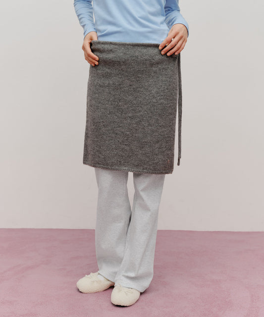 Marithé François Girbaud W KNIT LAYERED SKIRT