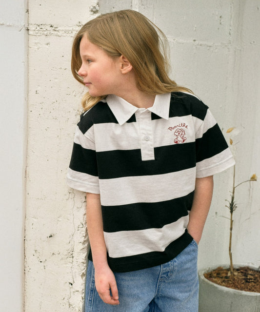 Marithé François Girbaud ENFANT POLO STRIPE TEE