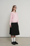 General Idea WOMAN Cotton Layered V-Neck Knit Pullover