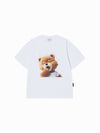 ADLV AC Bear Baby Face Yawn Short Sleeve T-Shirt