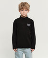 Marithé François Girbaud Kids Classic Logo Half Neck Long Sleeve - Ivory