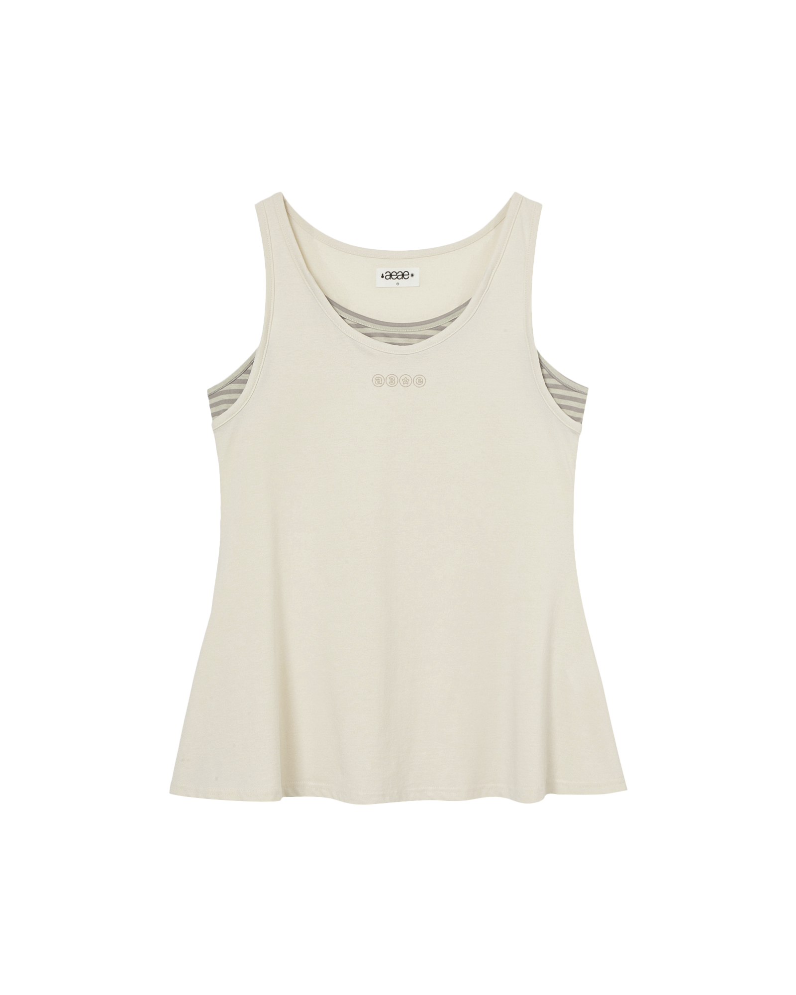 AEAE Stripe Layered Sleeveless