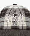 Marithé François Girbaud Classic Logo Two Tone Check Cap