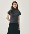 Marithé François Girbaud W HALF NECK TEE