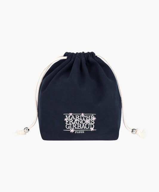 Marithé François Girbaud FLOWER CLASSIC LOGO STRING POUCH