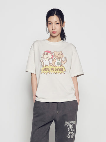 ADLV Rock and Roll AC Bear Pigment Short Sleeve T-Shirt