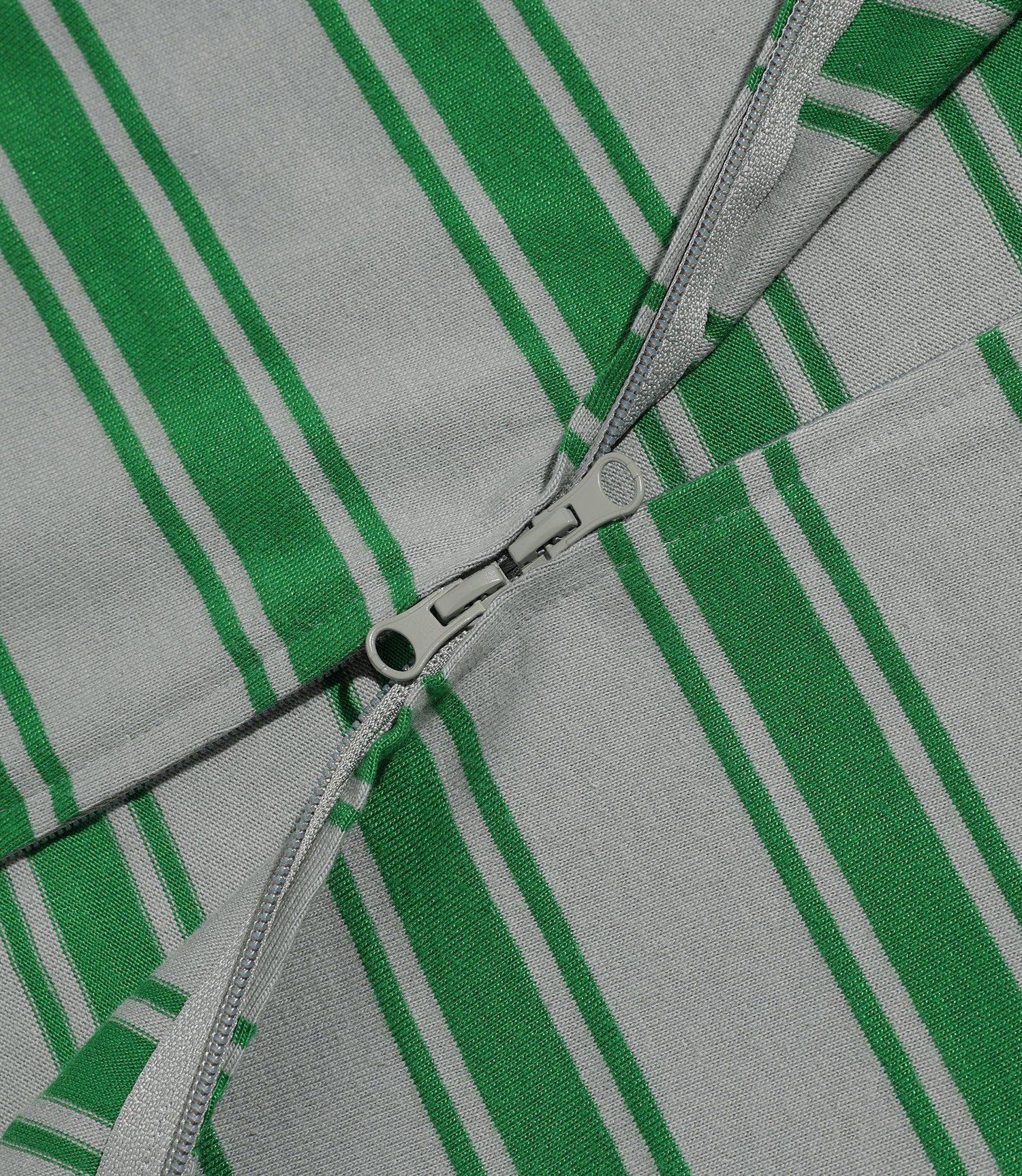 Nice Ghost Club Multi Stripe 3 Star Hoodie Zip Up [Grey]